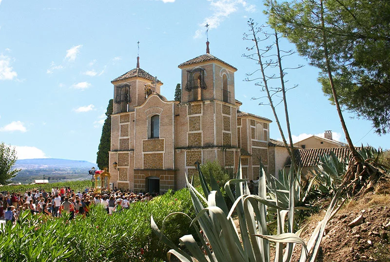 vista del santuario de El Niño de Mula