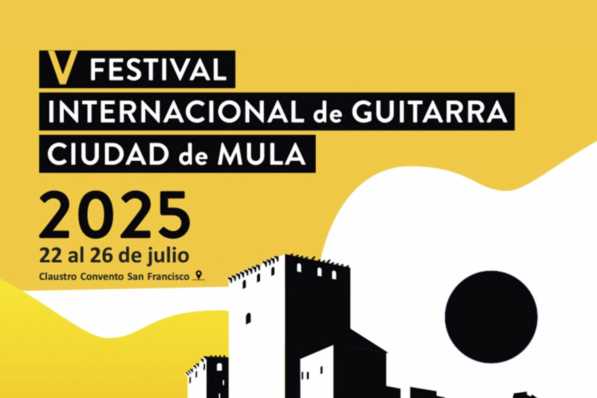 cartel festival guitarra mula