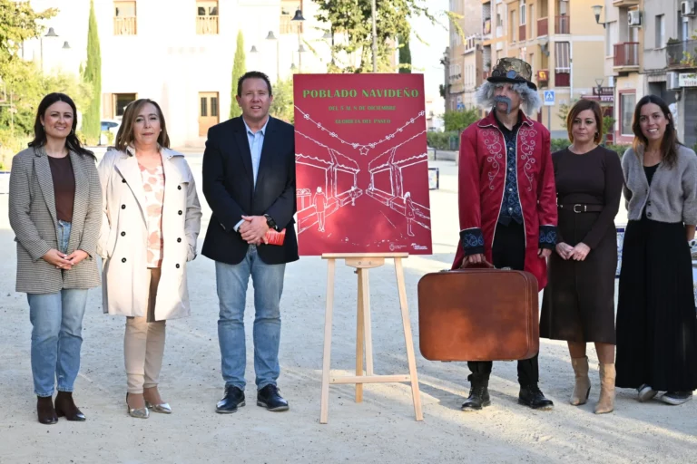 imagen de la presentación del Poblado Navideño de Mula 2025