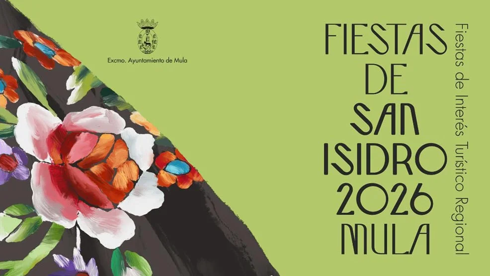 cartel oficial de las fiestas de san isidro 2026 de Mula