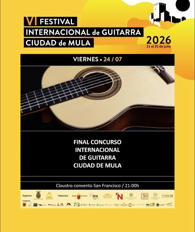Final del Concurso Internacional de Guitarra Ciudad de Mula 2026