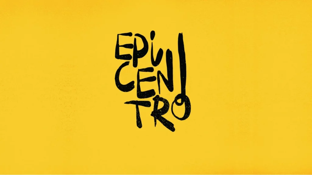 Logotipo del festival Epicentro Mula 2026, festival de música, poesía y artes plásticas en Mula (Murcia)